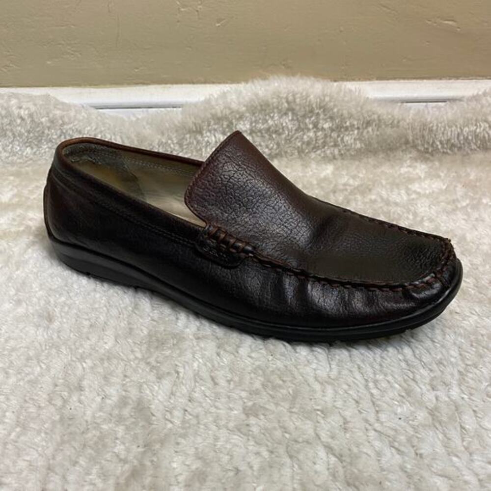 GEOX Respira Tivoli Slip-On Leather Driving Loafer Size 11